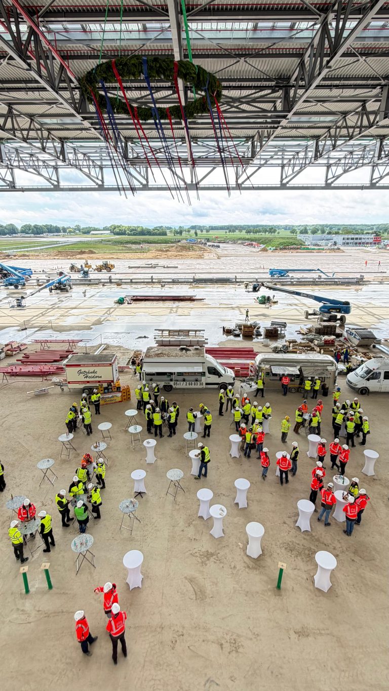 Richtfest Wartungszentrum Wunstorf